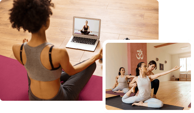 Yoga session
