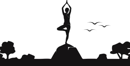 Yoga meditation background